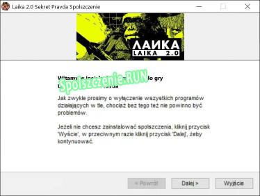 Layka Patch Laika 2.0 Sekret Pravda Patch językowy polski » Spolszczenie gry