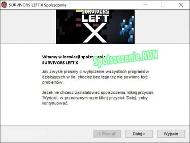 SURVIVORS LEFT X Głos polski + napisy » Spolszczenie gry